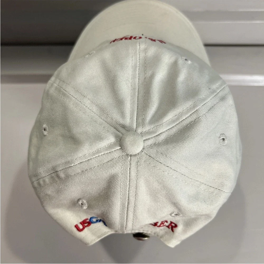 2009 US Open Bethpage Black Golf Hat USGA Member Cap Beige Adjustable PGA Major - Picture 5 of 8